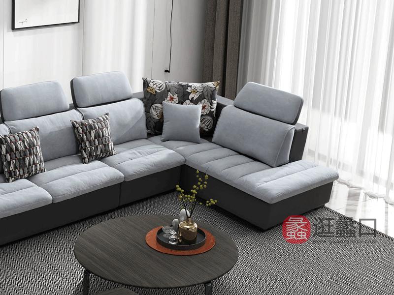布得布爱家具现代客厅沙发沙发组合A-93-2#