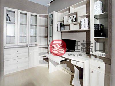 蠡口家具城康耐登·蓝乔定制衣柜家具全屋定制书房书柜书桌椅