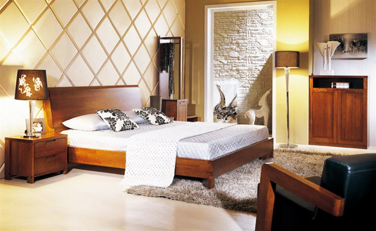 摩卡生活家具简约现代卧室床