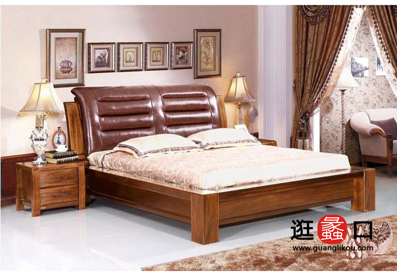 皇庭名匠家具新中式卧室床 皇庭名匠家具新中式卧室床