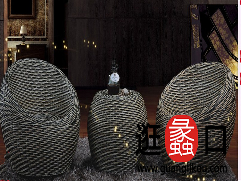 艺藤美家家具东南亚阳台户外桌椅 艺藤美家家具东南亚阳台户外桌椅