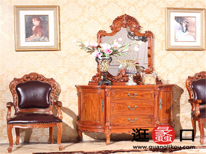 周家公馆家具欧式卧室梳妆台