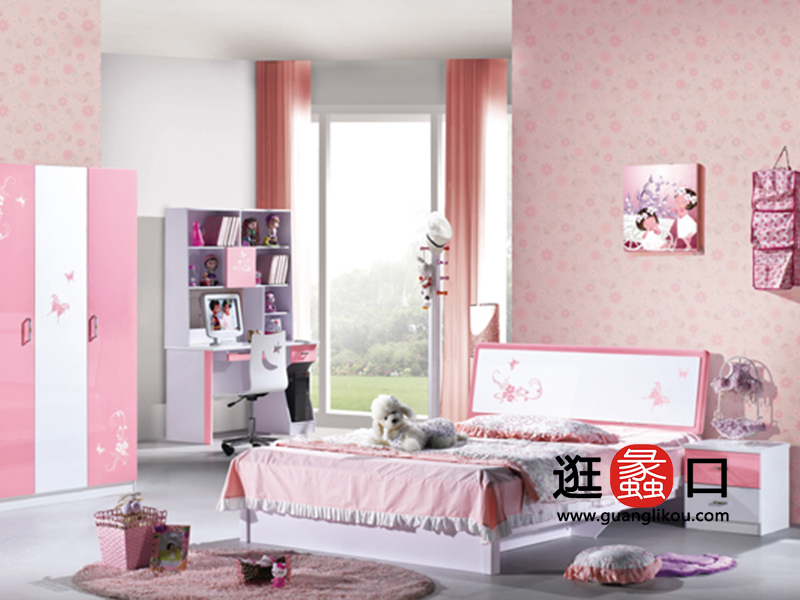 千帆家具公主系实木儿童床 千帆家具公主系实木儿童床