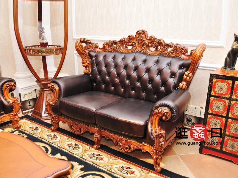 拉斯柏菲家具新古典客厅沙发