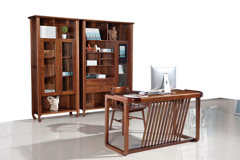 木杩家具北欧风格纯实木书房套房家具 木杩家具北欧风格纯实木书房套房家具