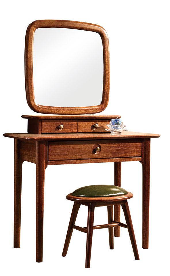 木杩家具北欧风格卧室家具纯实木梳妆台 木杩家具北欧风格卧室家具纯实木梳妆台