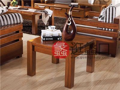 蠡口家具城益香阁家具 中式古典客厅胡桃木实木方茶几HS-05
