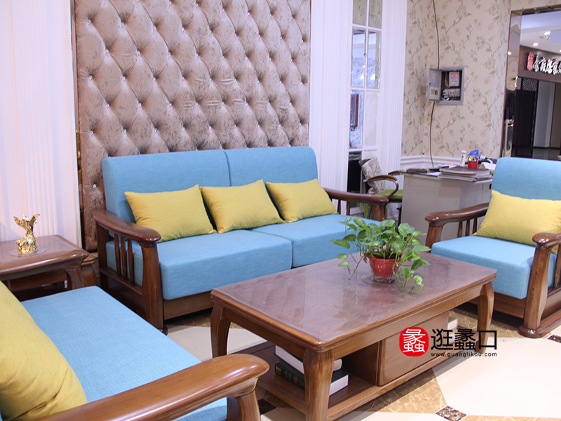 苏相家私家具中式客厅实木双人位/三人位/单人位沙发组合/茶几 苏相家私家具中式客厅实木双人位/三人位/单人位沙发组合/茶几