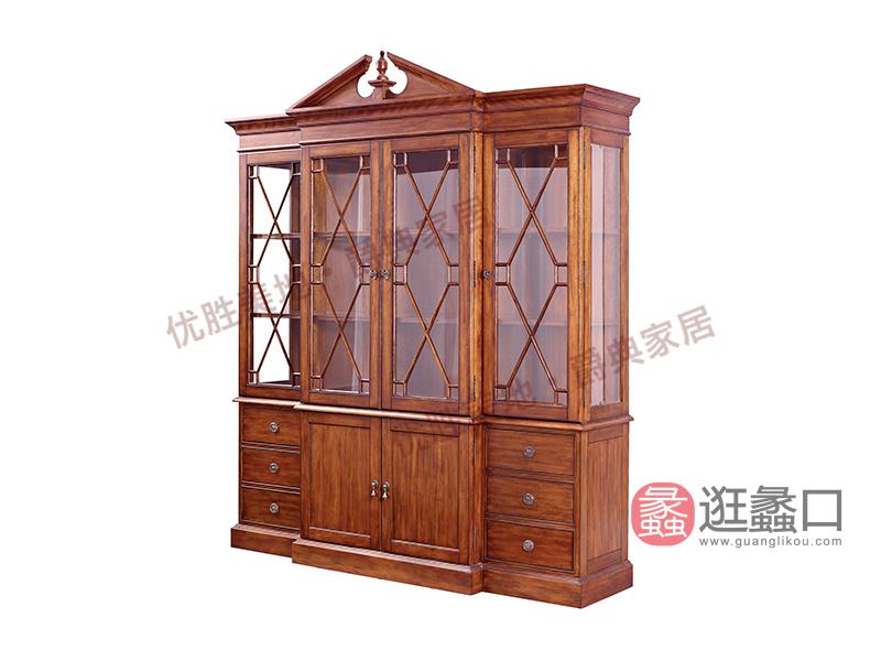 优胜美地家具·爵典家居美式餐厅四门酒柜YS06-8D