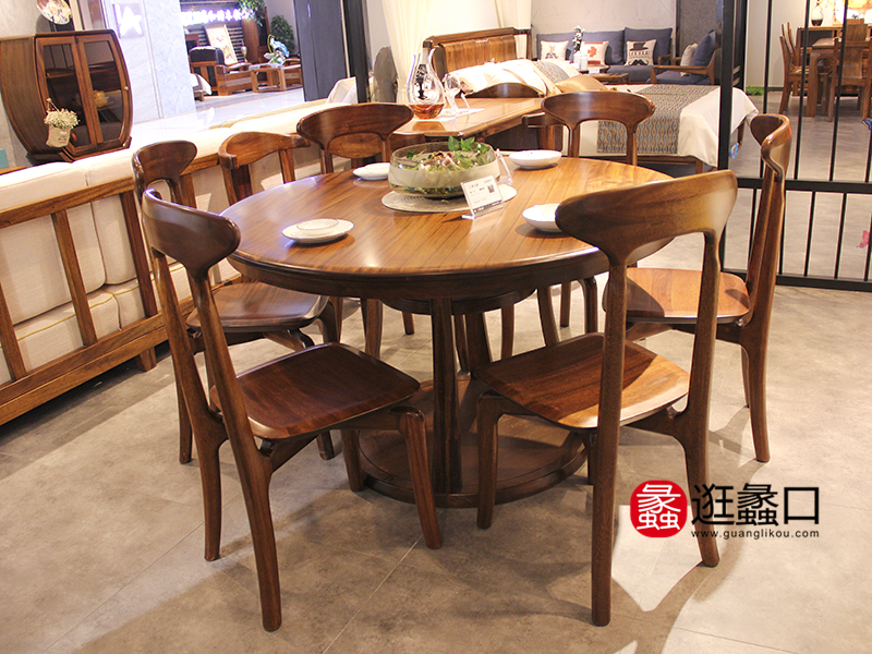 隆力森家具北欧餐厅实木圆餐桌椅/无扶手餐椅 隆力森家具北欧餐厅实木圆餐桌椅/无扶手餐椅