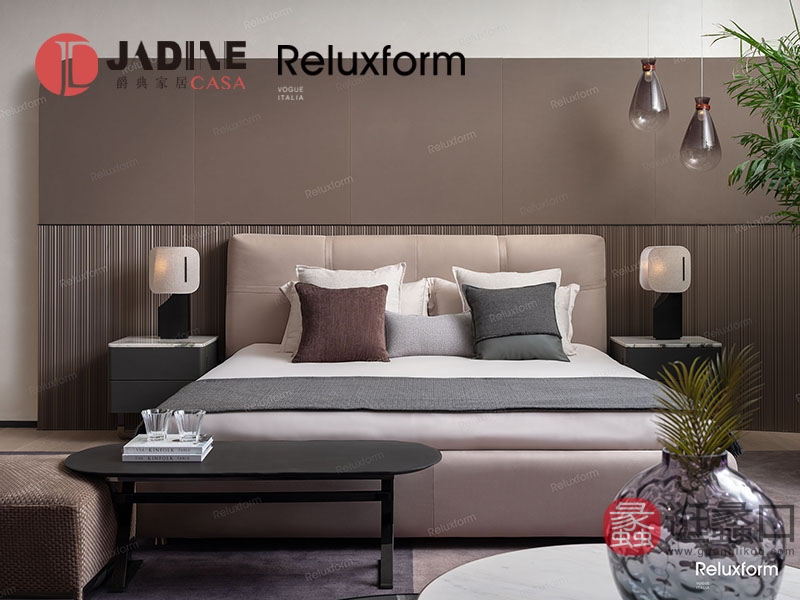 蠡口家具城爵典家居·Reluxform家具实木轻奢卧室床3001