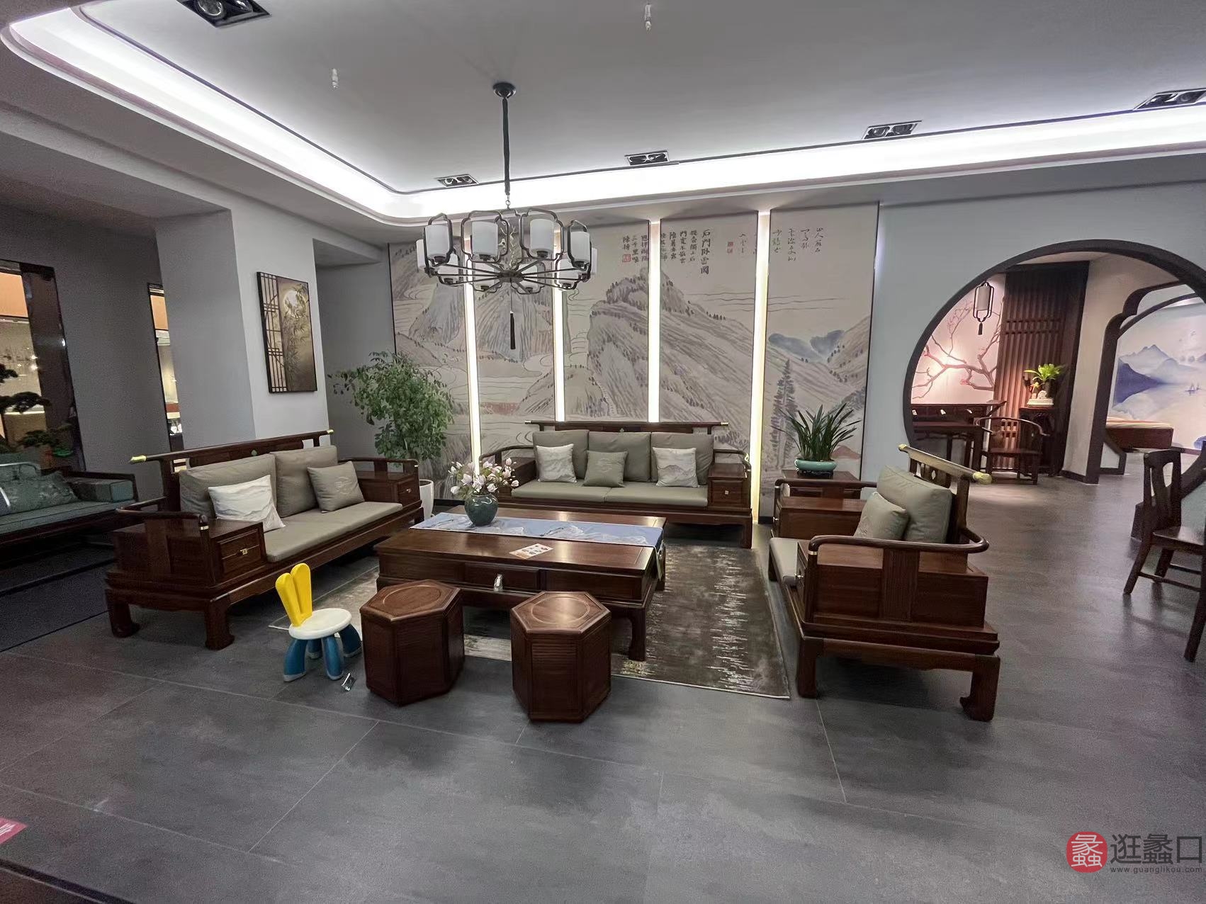 景禾新中式家具客厅沙发JH001