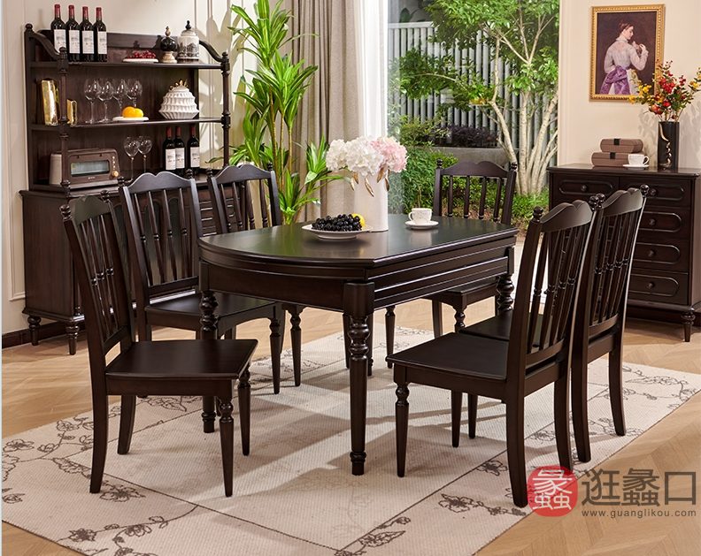 慕家时光餐厅美式餐桌椅29