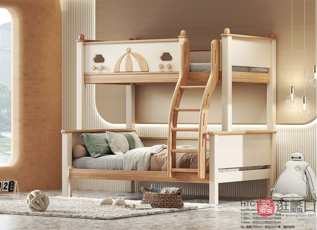 金童玉女儿童家具儿童房儿童儿童床8