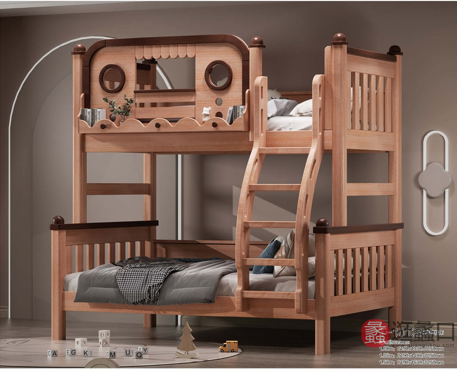 金童玉女儿童家具儿童房儿童儿童床12