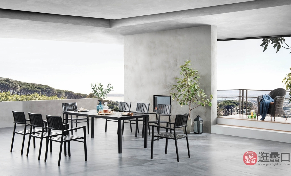 一线峰景家具阳台户外户外桌椅5