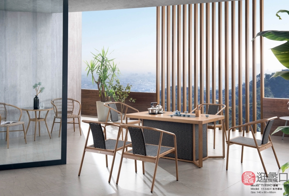 一线峰景家具阳台户外户外桌椅10