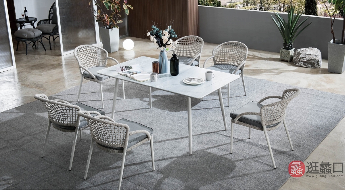 一线峰景家具阳台户外户外桌椅11