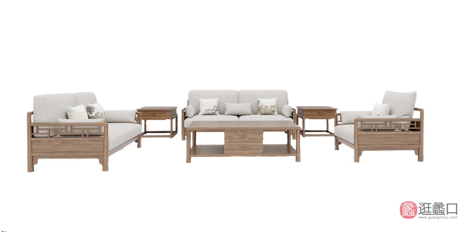 北京企典宋式美学家具客厅新中式沙发2