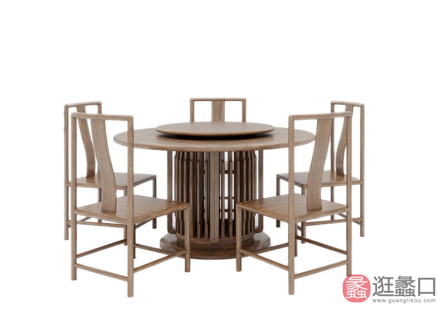 北京企典宋式美学家具餐厅新中式餐桌椅5