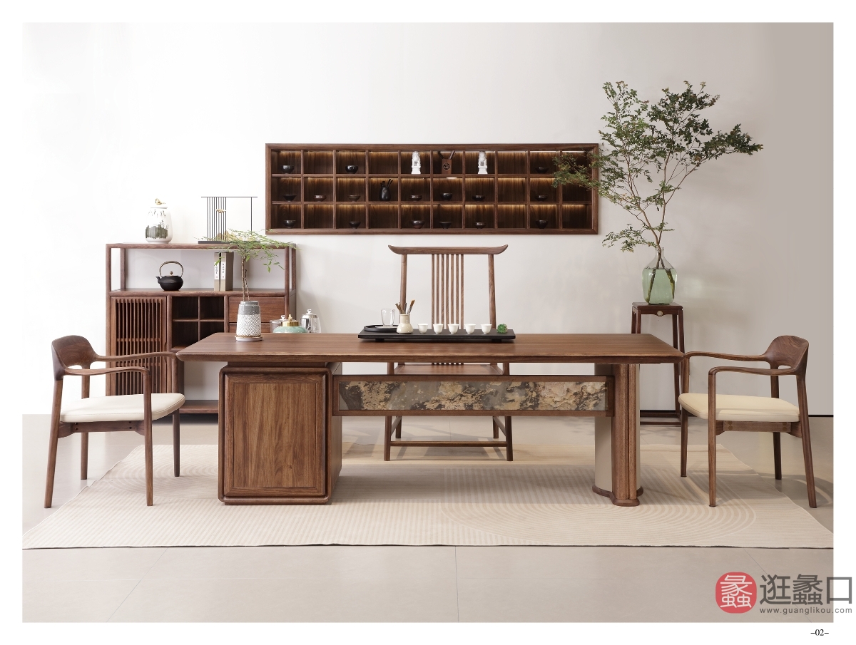 华羽优梵茶空间家具茶室现代茶室家具29