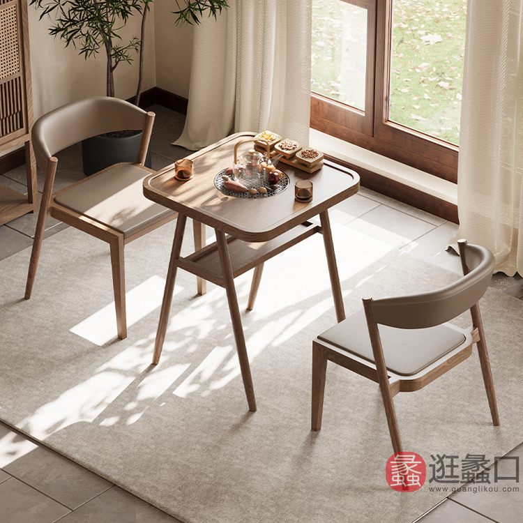 华羽优梵茶空间家具茶室实木中式茶室家具20