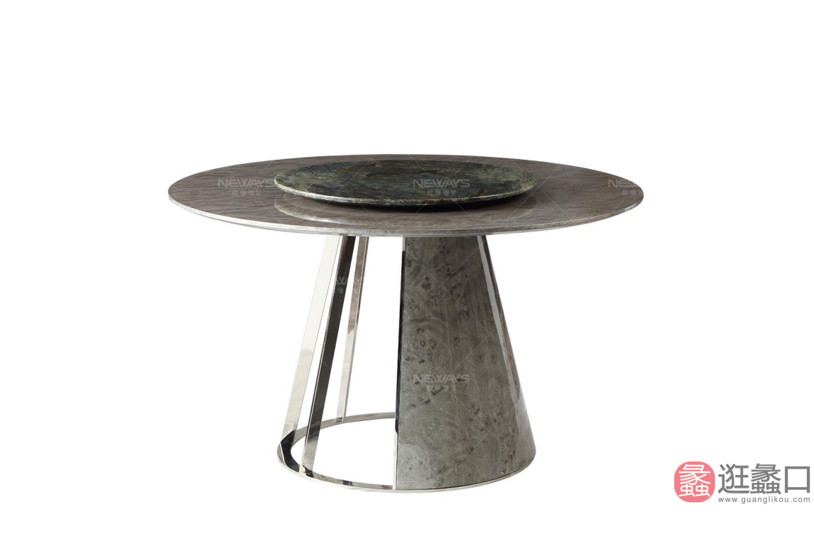 欣尚名居生活体验馆餐厅轻奢餐桌椅79