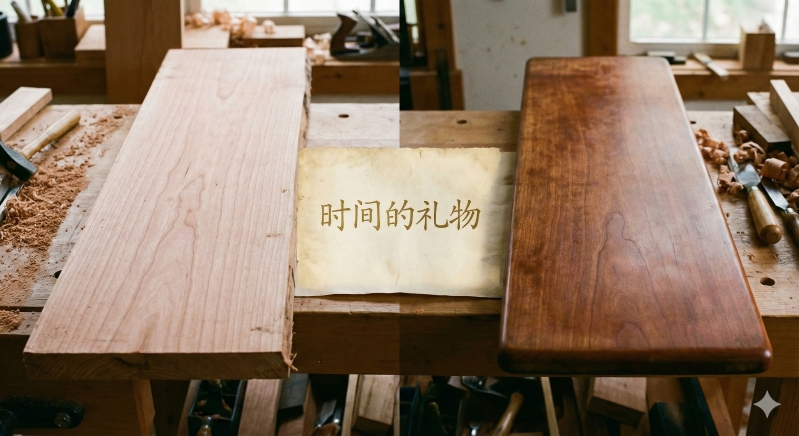 蠡口家具城樱桃木家具变色是质量问题？别慌！这是顶级木材才有的‘高级感’