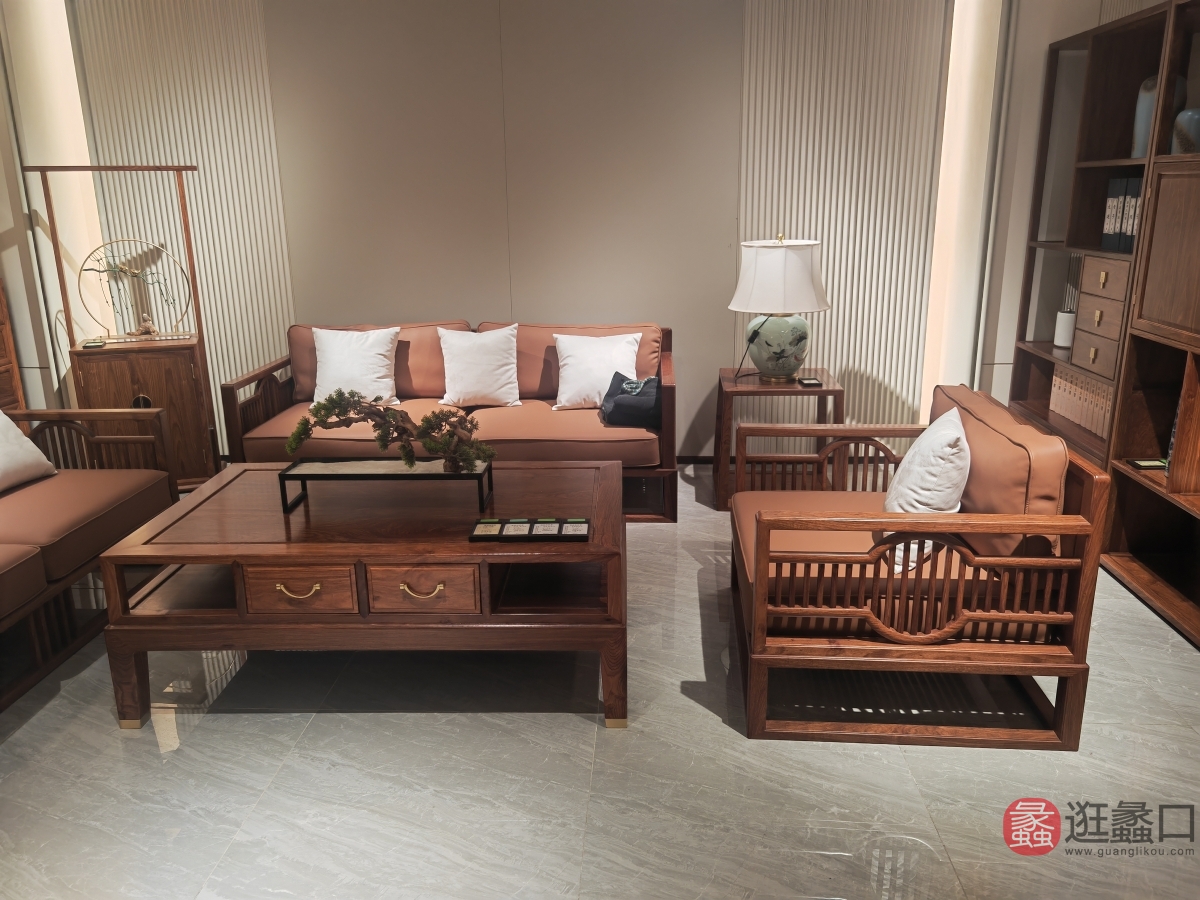 蠡口家具城上阅新中式家具客厅新中式沙发7