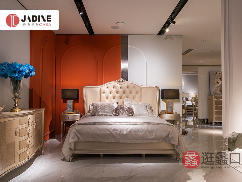 蠡口家具城爵典家居·H&T轻奢时尚美式（美式）卧室美式床1