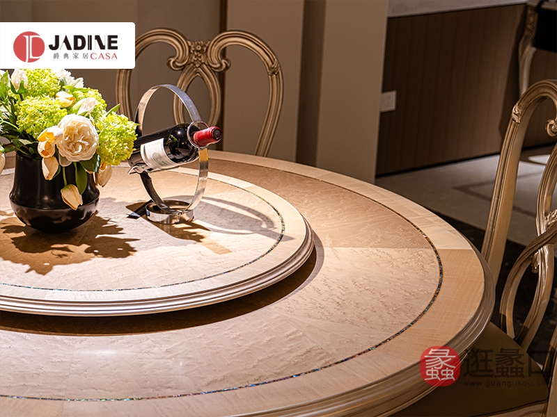 爵典家居·H&T轻奢时尚美式（美式）餐厅美式餐桌椅2