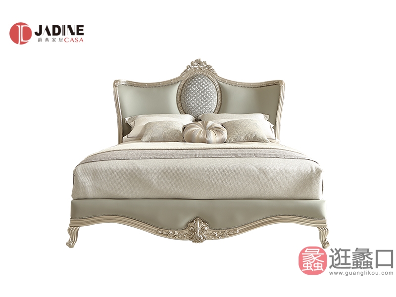 爵典家居·H&T轻奢时尚美式（美式）卧室美式床8