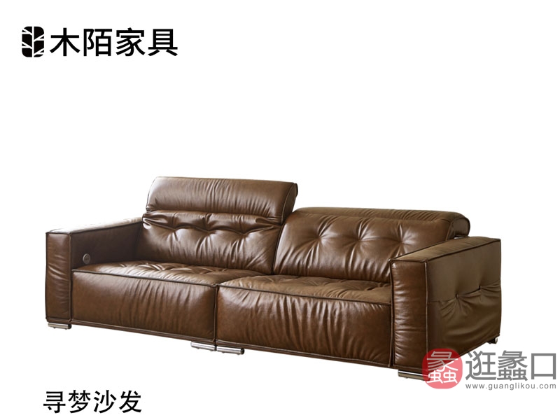 蠡口家具城木陌中古风家具客厅中古风沙发4