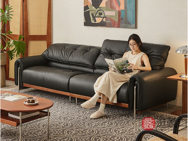 蠡口家具城木陌中古风家具客厅中古风沙发7