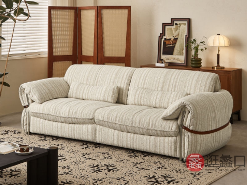 蠡口家具城木陌中古风家具客厅中古风沙发16