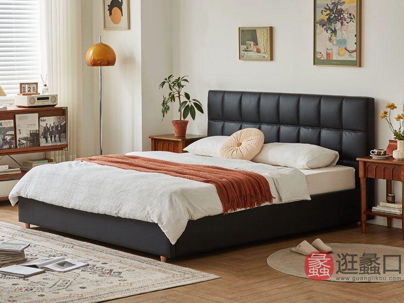 蠡口家具城木陌中古风家具卧室中古风床21