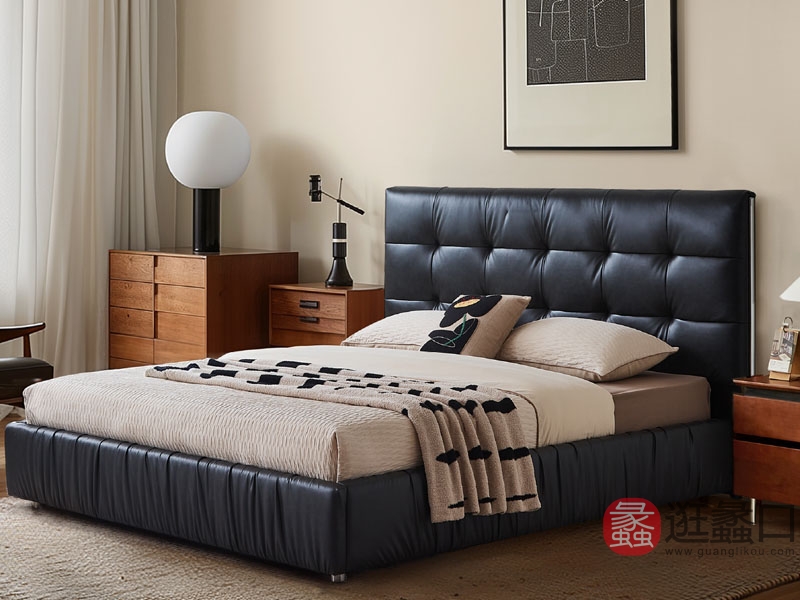 蠡口家具城木陌中古风家具卧室中古风床24