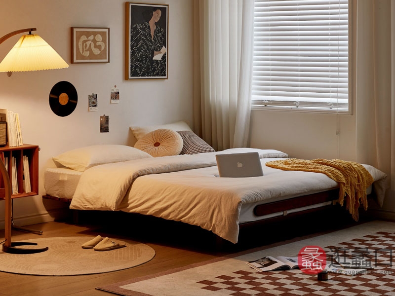 蠡口家具城木陌中古风家具卧室中古风床29