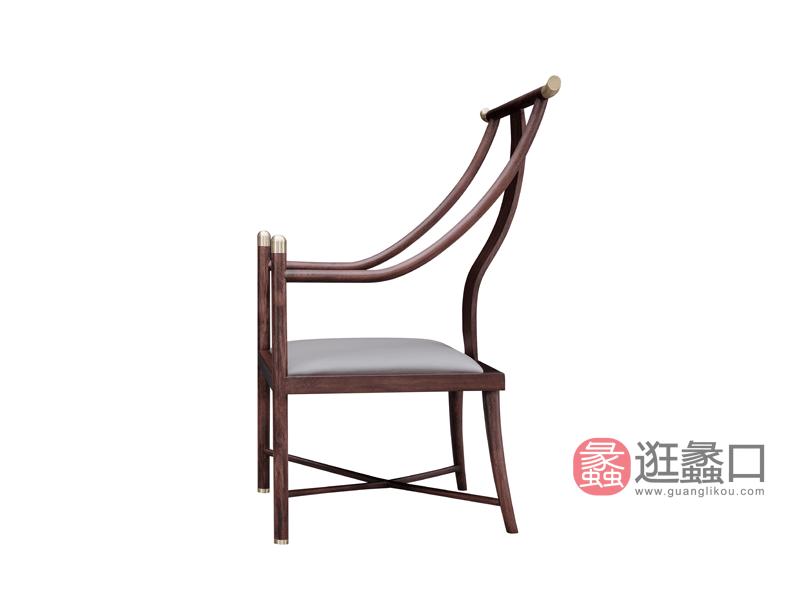 漾木家具工厂直营店书房书桌椅乌丝檀木+头层皮0660180主书椅