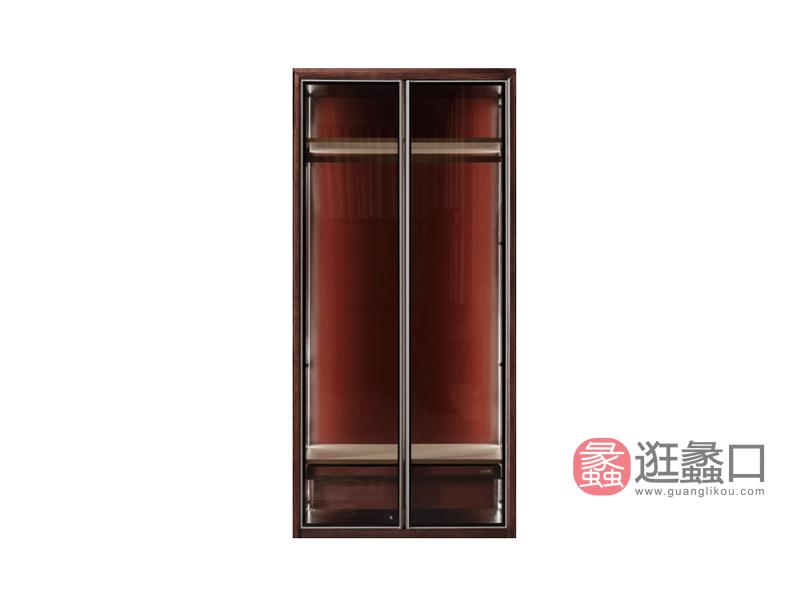 漾木家具工厂直营店卧室衣柜乌丝檀木0660192衣柜
