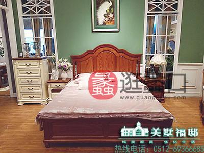 蠡口家具城美墅福邸家具美式卧室床