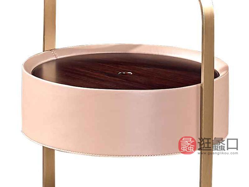 柏森-铂瑞轻奢客厅实木金属茶几BS66茶几