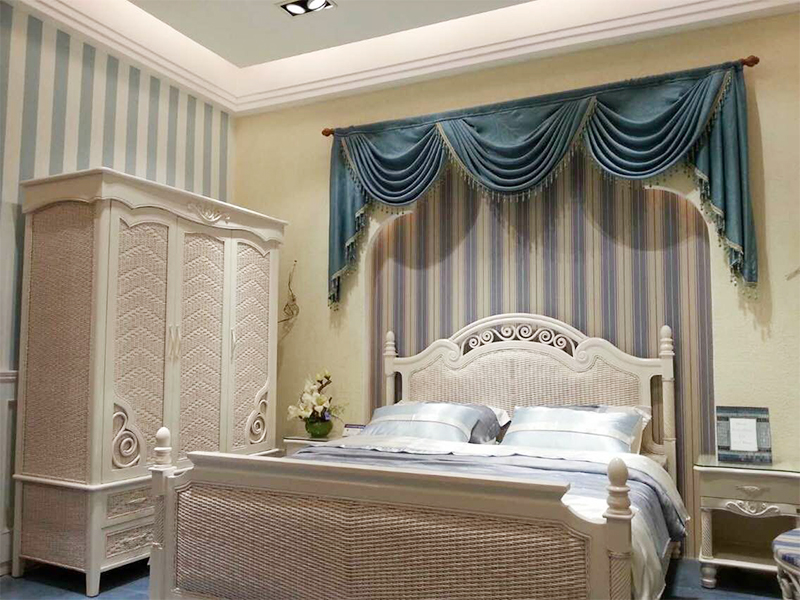 翡翠藤器家具欧式卧室床 翡翠藤器家具欧式卧室床