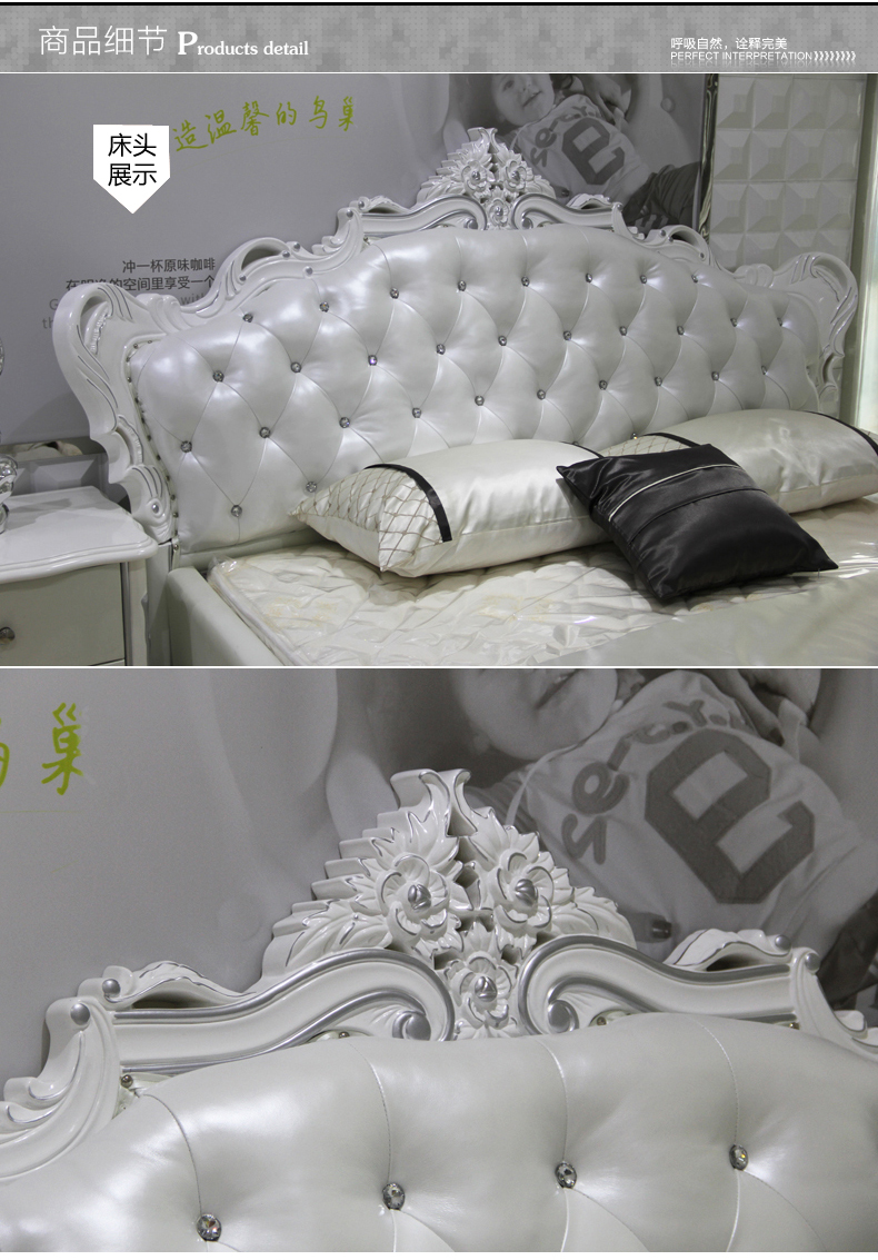 百灵鸟家具欧式卧室橡木大床 百灵鸟家具欧式卧室橡木大床