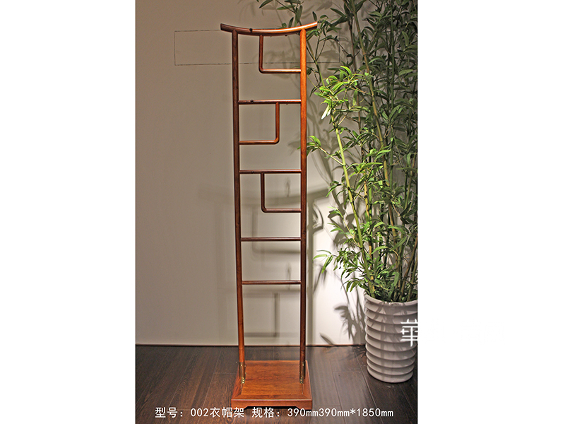 华典清风·欧尚格家居家具新中式卧室刺猬紫檀实木002衣帽架