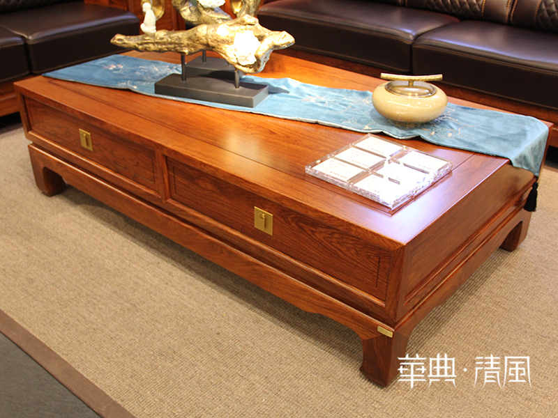 华典清风·欧尚格家居家具新中式客厅茶边几