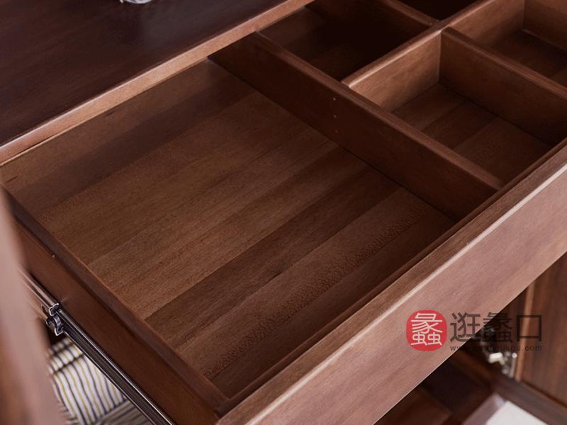 木梵家具现代卧室衣柜HX12实木衣柜 乌金木衣柜 现代简约衣柜全实木衣橱整体大衣柜 四门衣柜