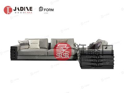 蠡口家具城爵典家居·D-FORM家具实木轻奢客厅沙发Z804