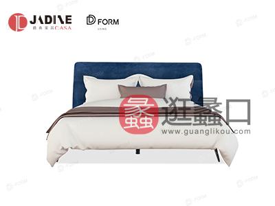 蠡口家具城爵典家居·D-FORM家具实木轻奢卧室床C201