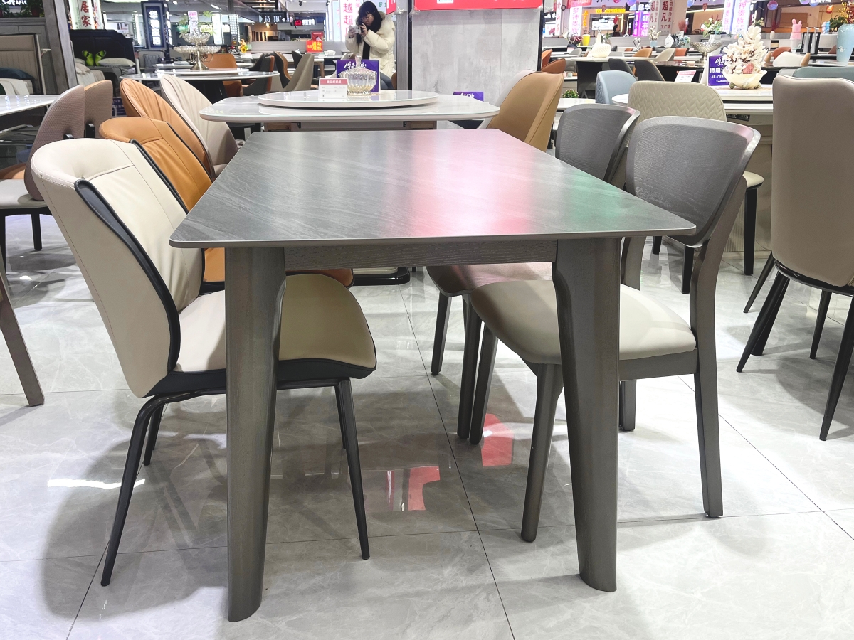 傅嘉乐迪两厅家具澳洲砂岩板长方形餐桌3010005